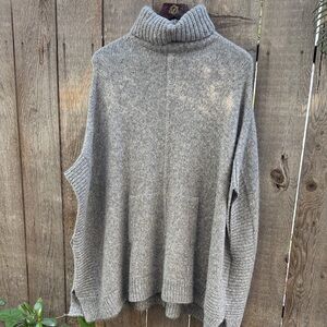 J. Crew Heather Gray Turtleneck Sweater
